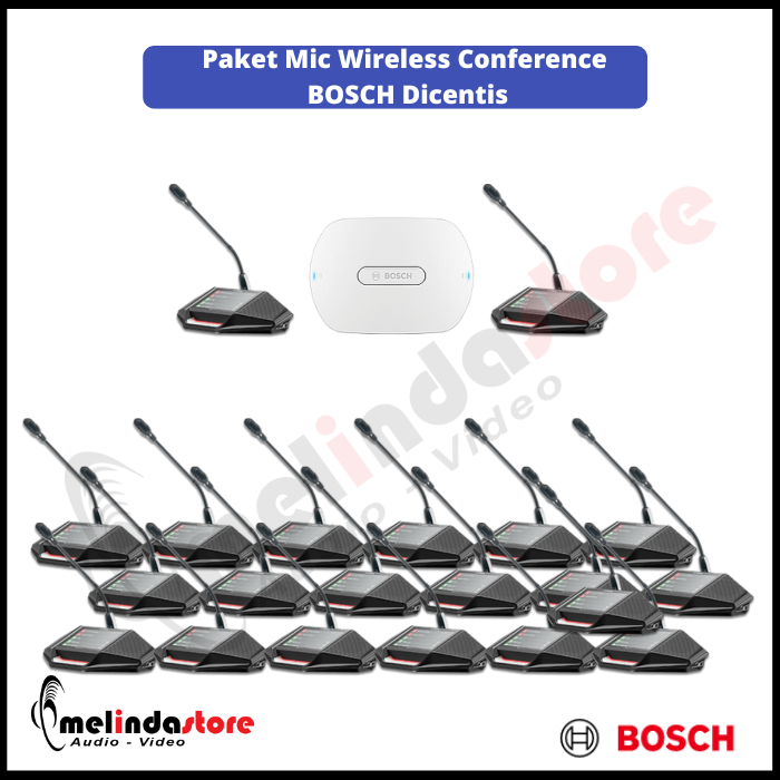 Mic Wireless Conference BOSCH Type Dicentis - 20 Mic Mic Wireless Conference BOSCH Type Dicentis - 20 Mic